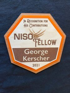 Photo: NISO Fellow Award to George Kerscher 2021