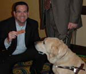 Nesbit receiving his Million Miler award at CSUN 2008